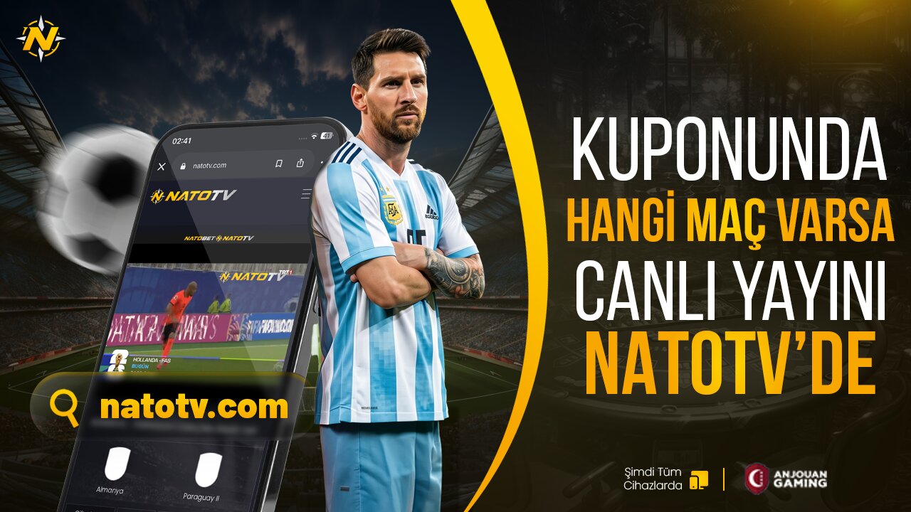 Natobet NatoTV canlı maç izleme bölümü